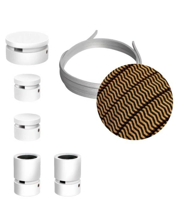 Sistema Filé Wiggle Kit completo con componentes blancos