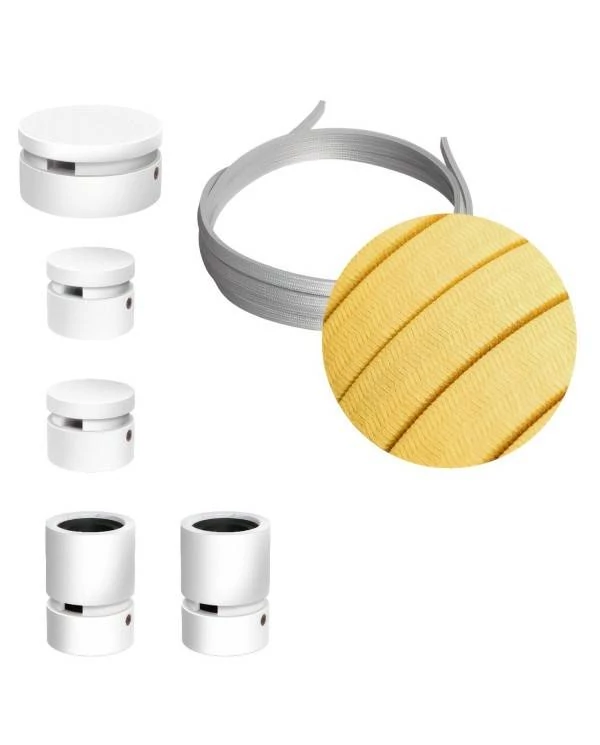 Sistema Filé Wiggle Kit completo con componentes blancos