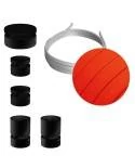 Kit Wiggle Filé System - con 3m cable textil guirnalda y 5 accesorios de madera pintados de negro