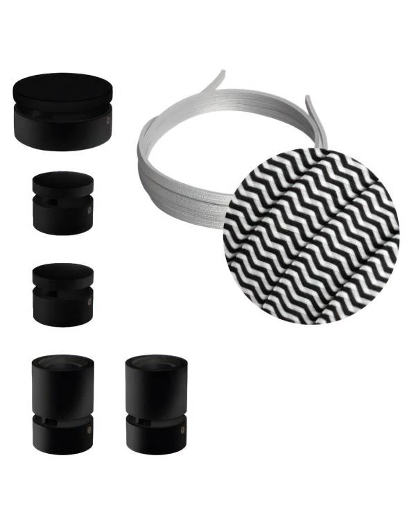 Sistema Filé Wiggle Kit completo con componentes negros