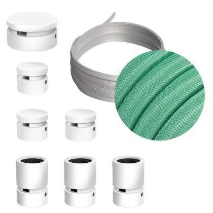 Sistema Filé Linear Kit completo con componentes blancos