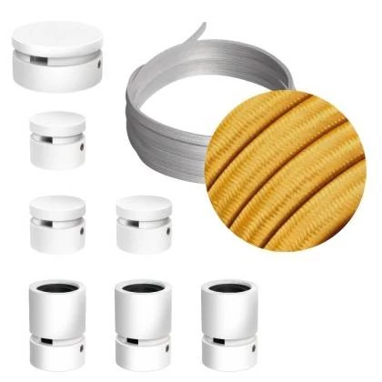 Sistema Filé Linear Kit completo con componentes blancos