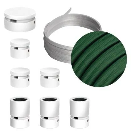 Sistema Filé Linear Kit completo con componentes blancos