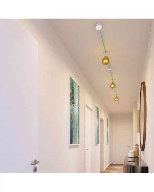 Sistema Filé Linear Kit completo con componentes blancos