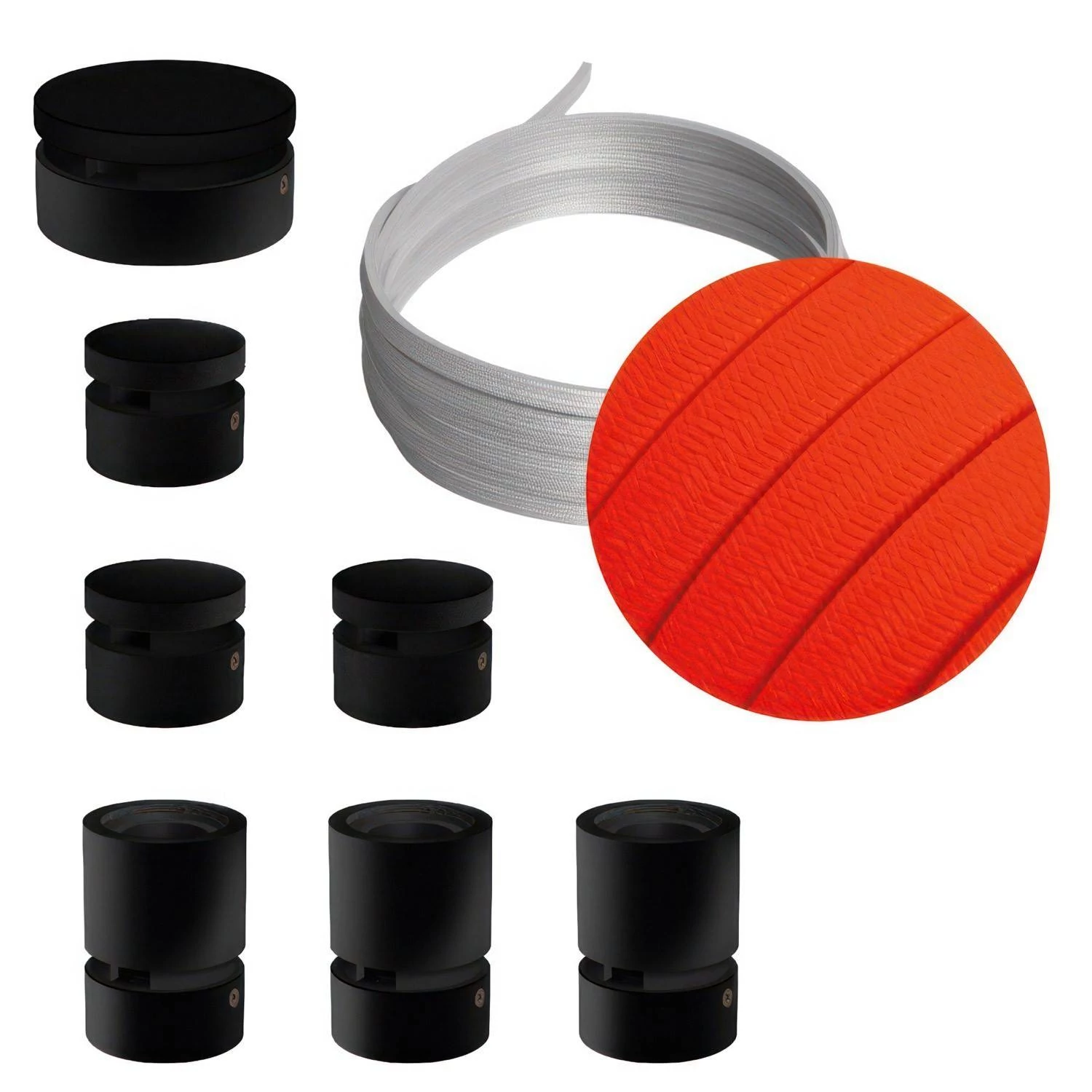 Sistema Filé Linear Kit completo con componentes negros