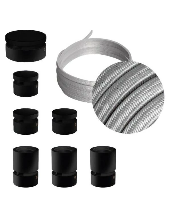 Sistema Filé Linear Kit completo con componentes negros