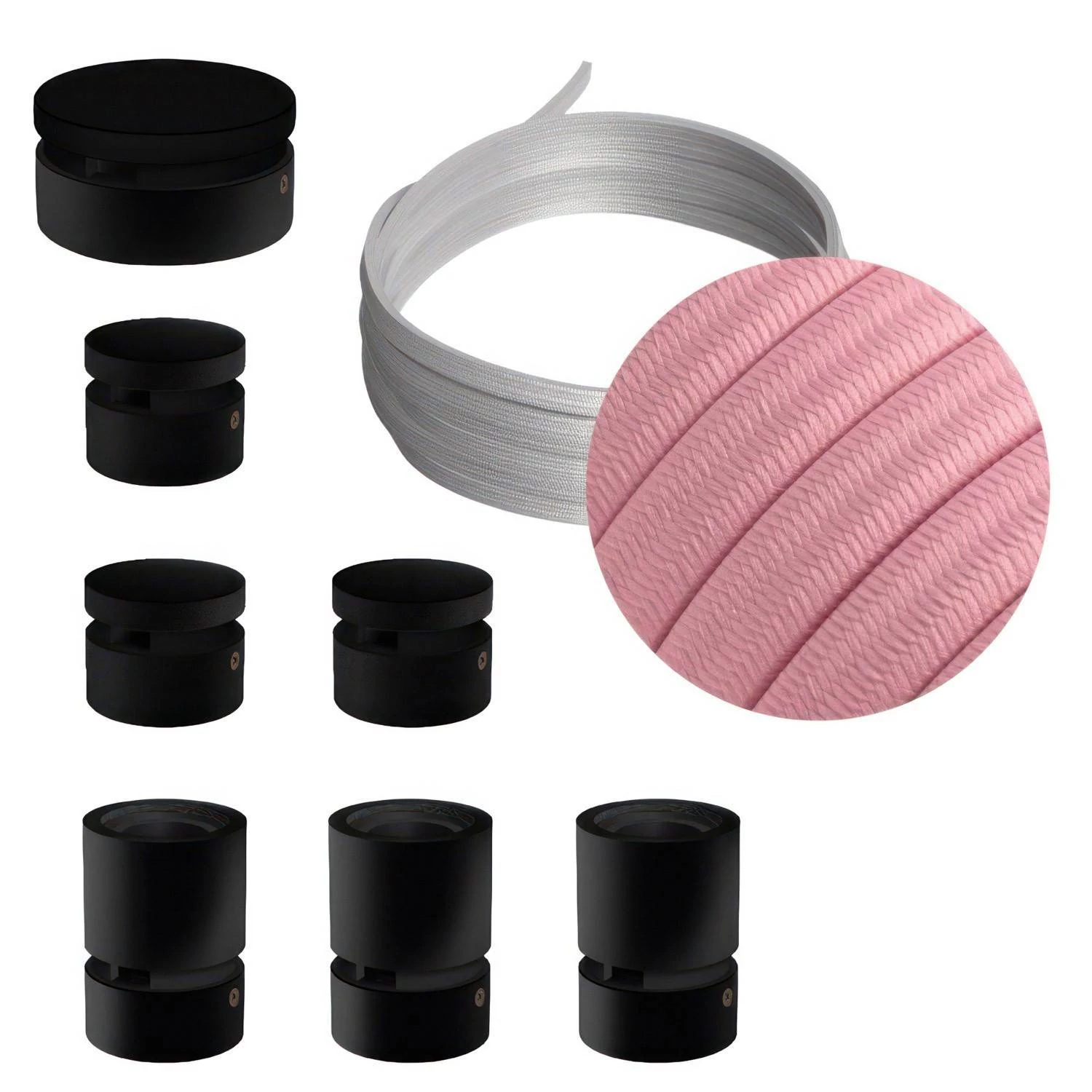 Sistema Filé Linear Kit completo con componentes negros