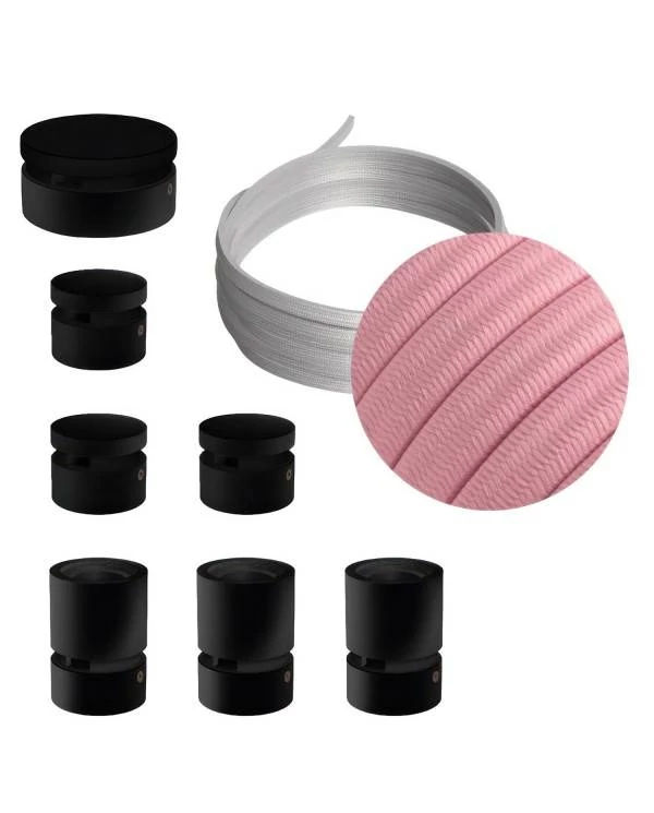 Sistema Filé Linear Kit completo con componentes negros