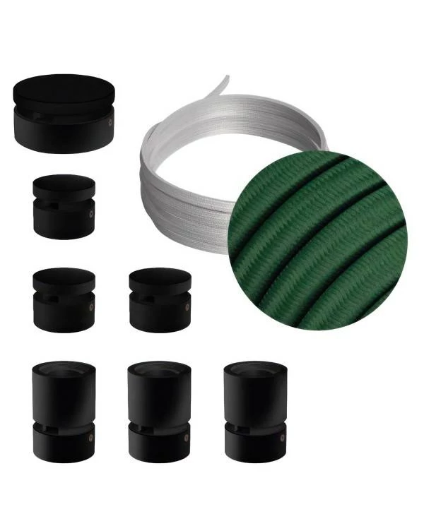 Sistema Filé Linear Kit completo con componentes negros