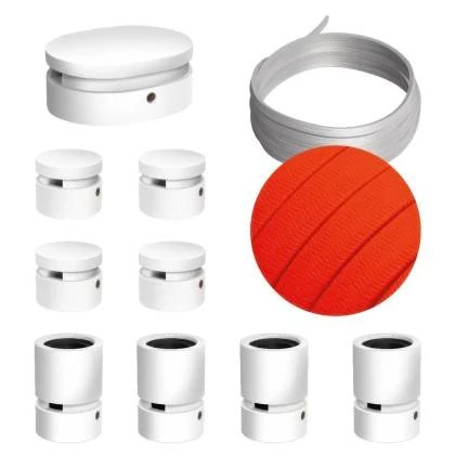 Sistema Filé Symmetric Kit completo blanco con rosetón central