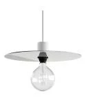 Placa Dibond extragrande de Ellepì para lámparas de suspensión para exteriores, diámetro 40cm - Made in Italy