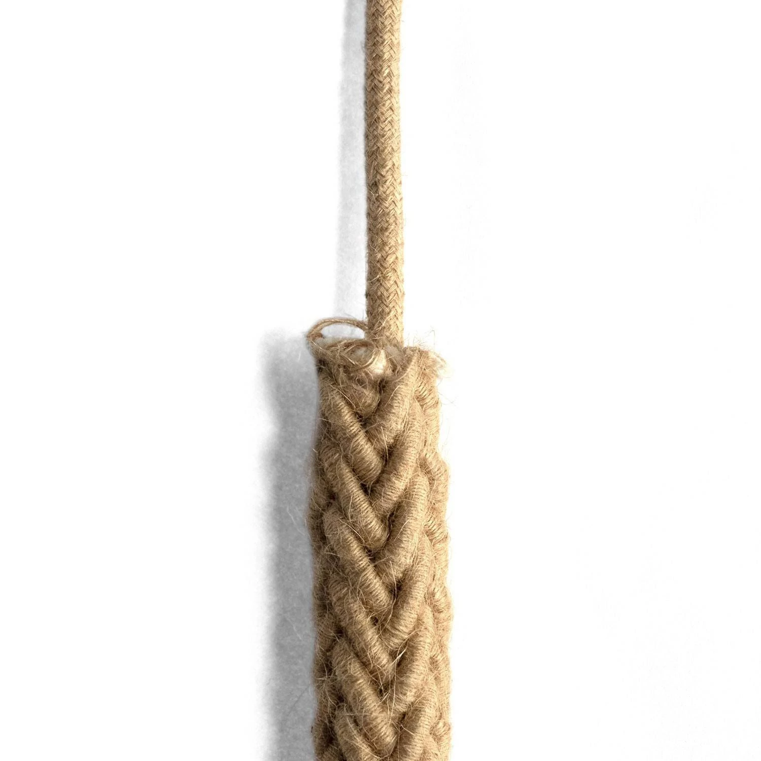 Cordón trenzado en Yute 2XL, cable 2x0,75