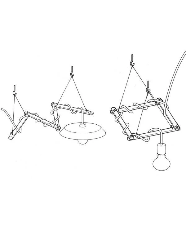 Zigh-Zagh,  soporte de techo en madera regulable