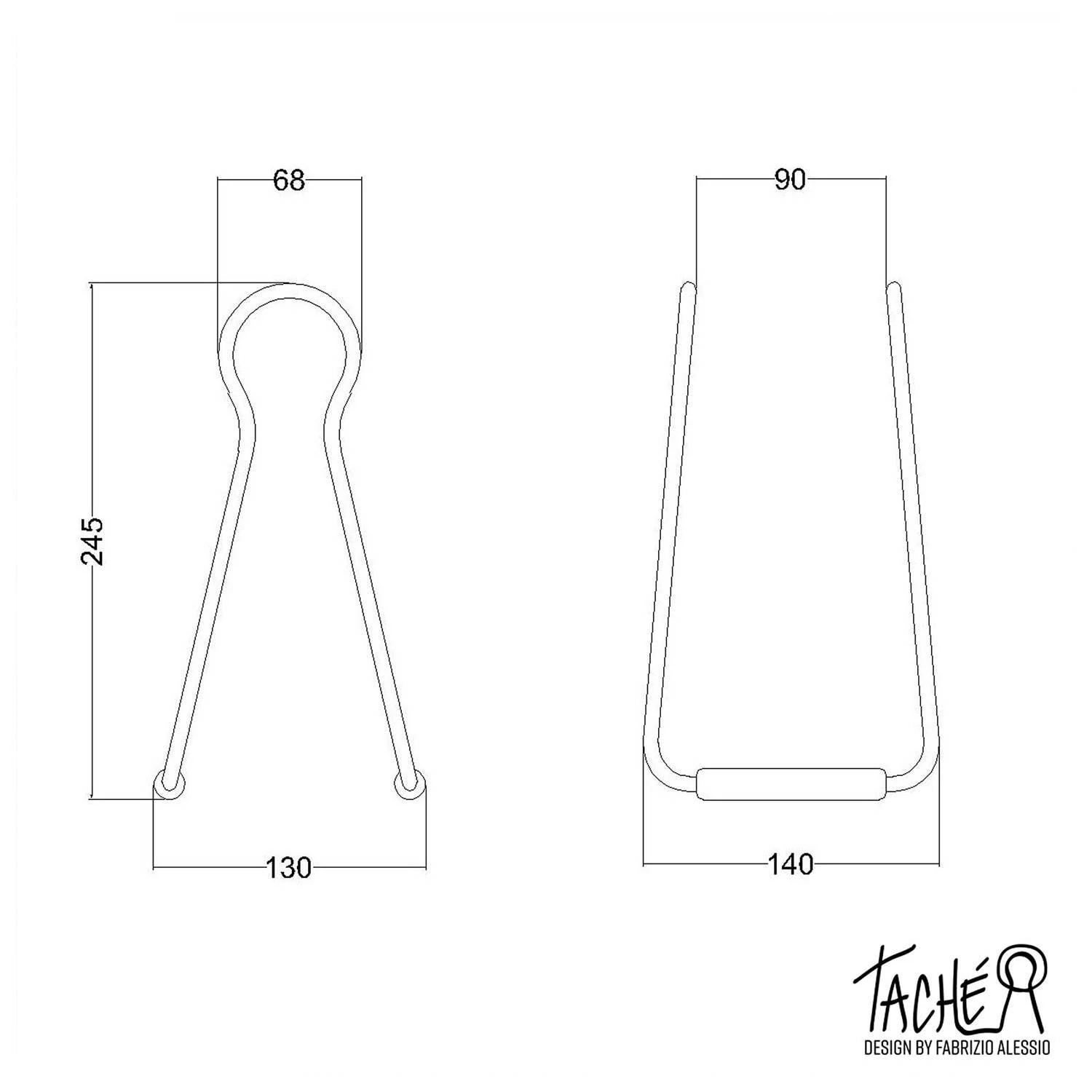 Taché soporte para lámpara