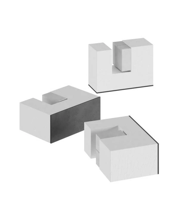 Kit pies de madera, soporte para lámpara de mesa