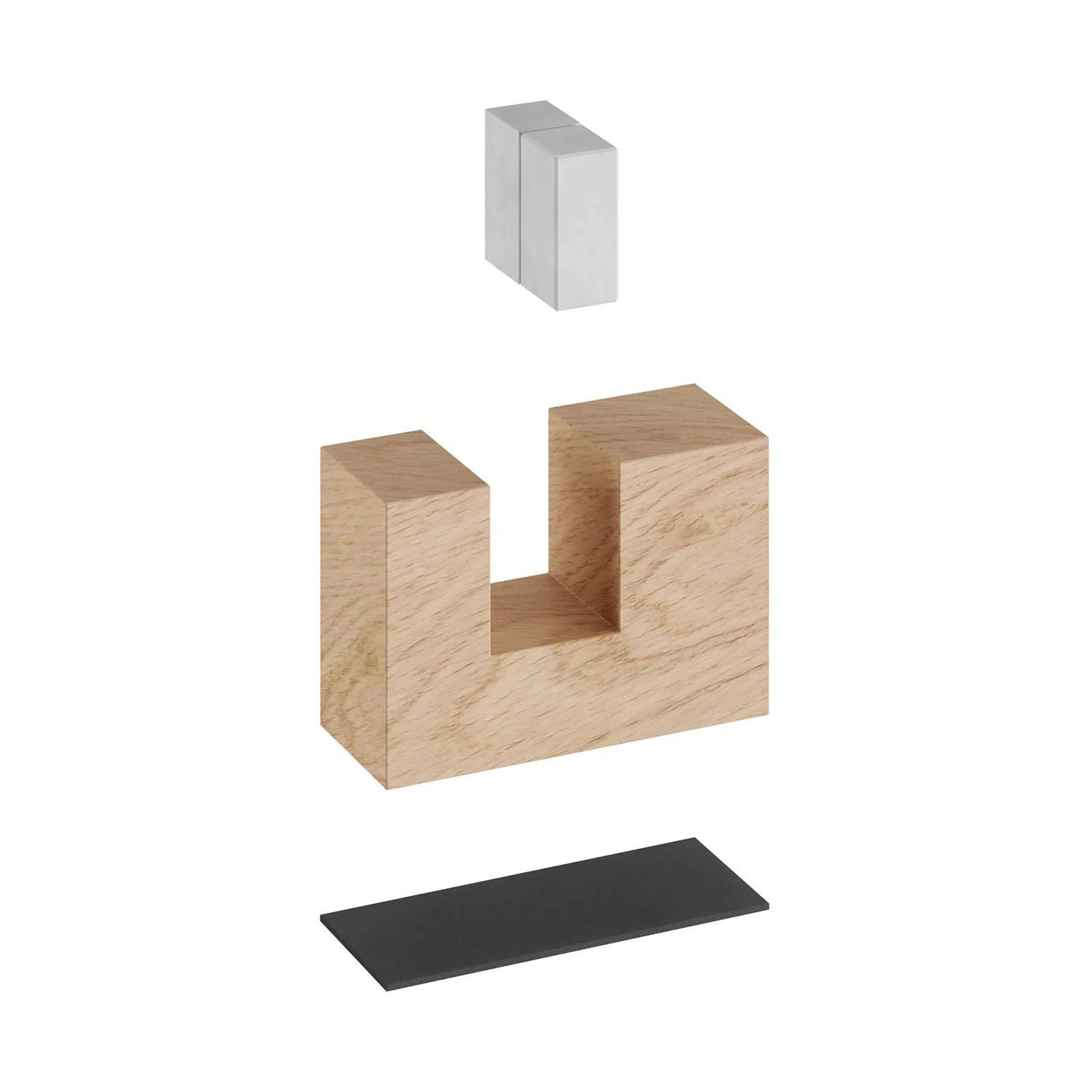 Kit pies de madera, soporte para lámpara de mesa
