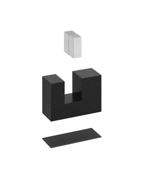 Kit pies de madera, soporte para lámpara de mesa