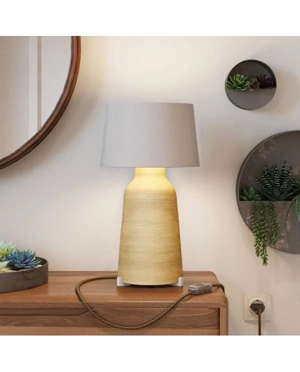 Kit pies de madera, soporte para lámpara de mesa