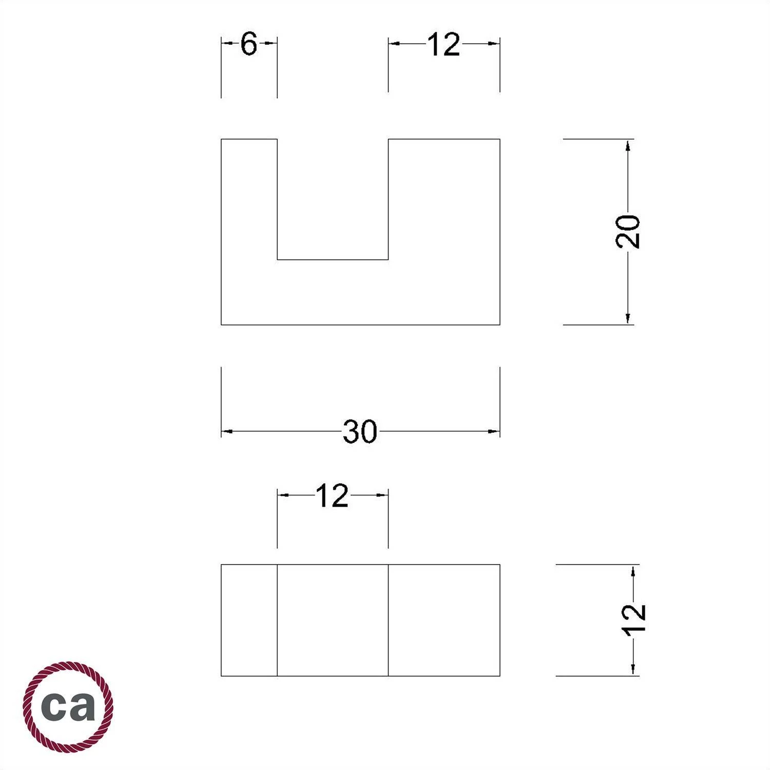 Kit pies de madera, soporte para lámpara de mesa