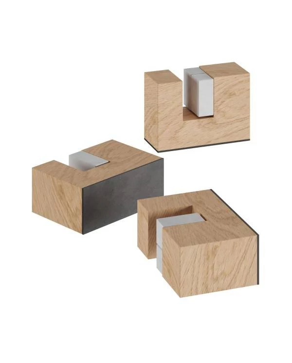 Kit pies de madera, soporte para lámpara de mesa