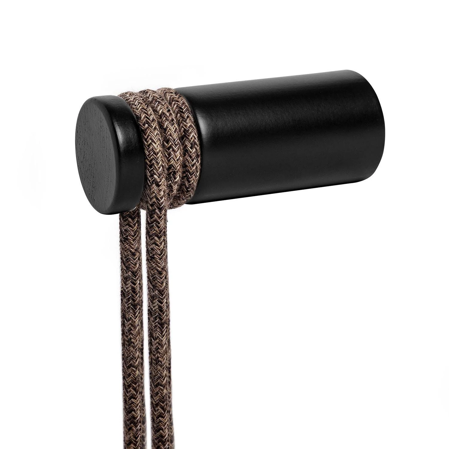 Pasacables de madera, fijación a pared para cable textil