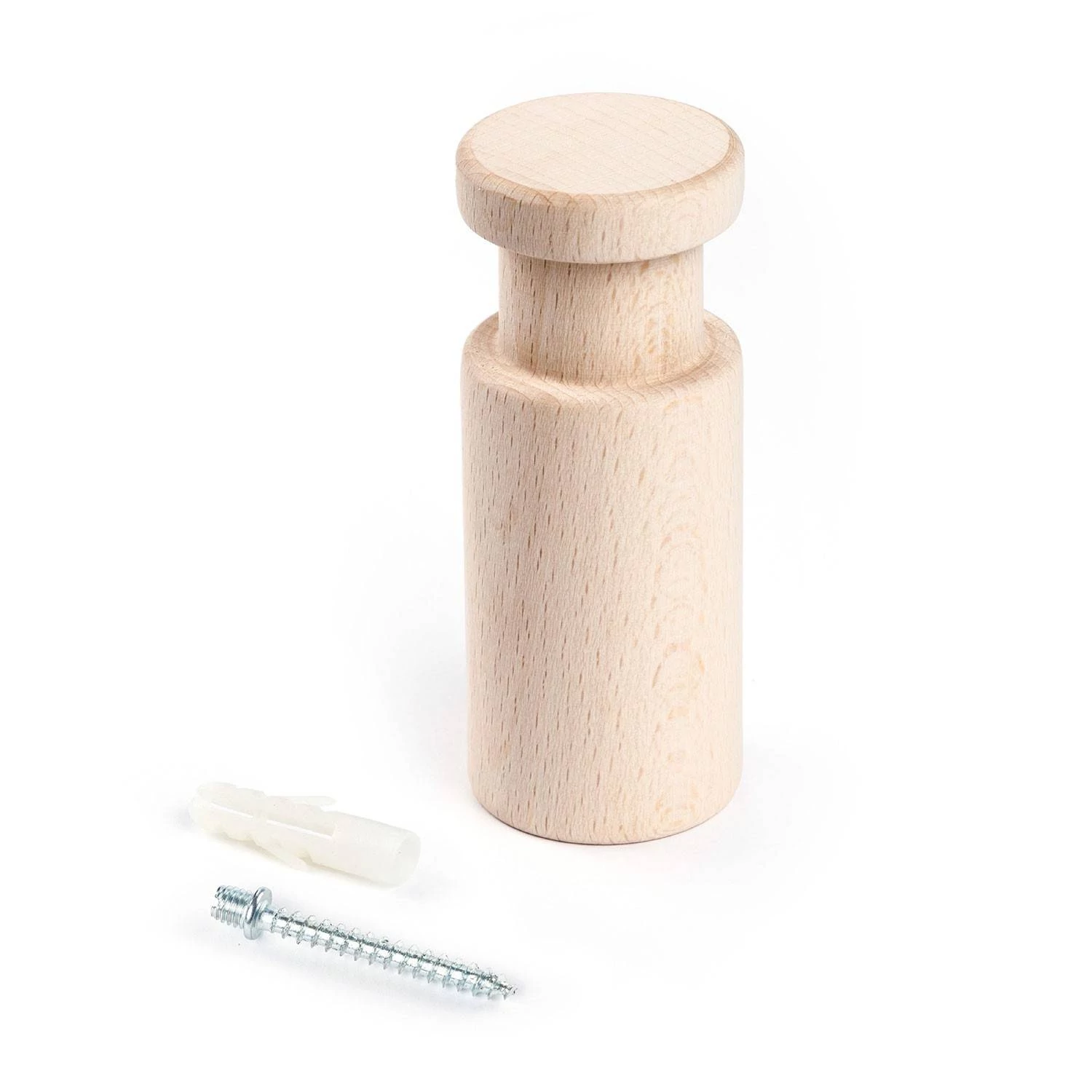 Pasacables de madera, fijación a pared para cable textil