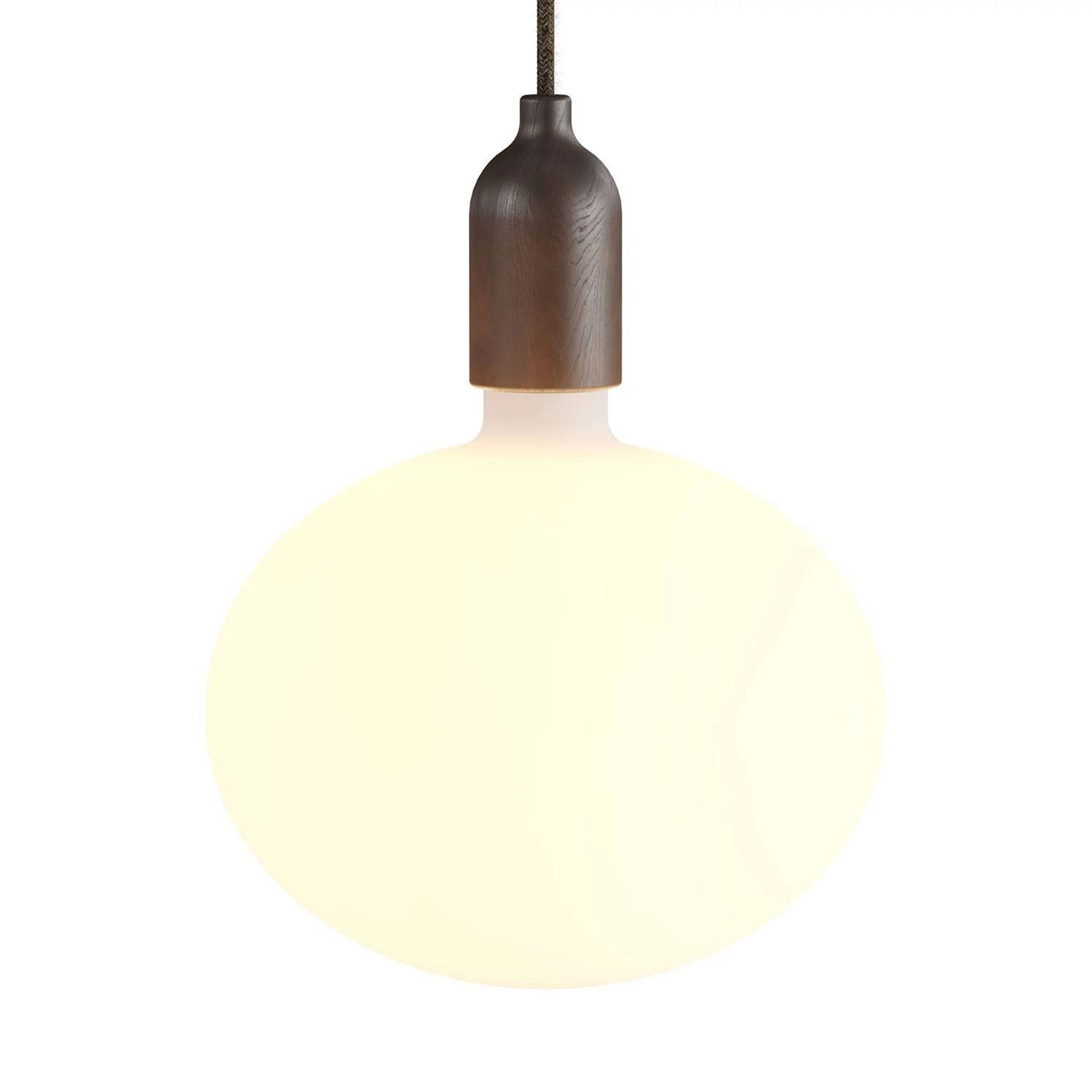 Lámpara colgante Made in Italy con acabados en madera