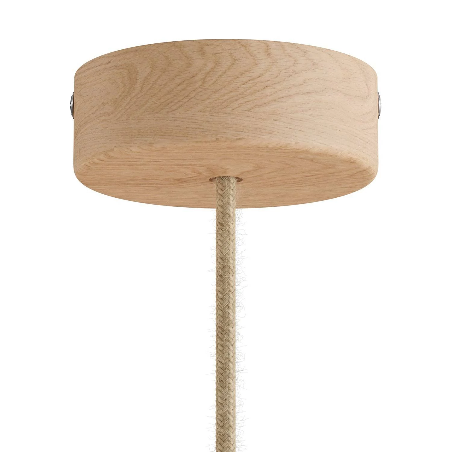 Lámpara colgante Made in Italy con acabados en madera