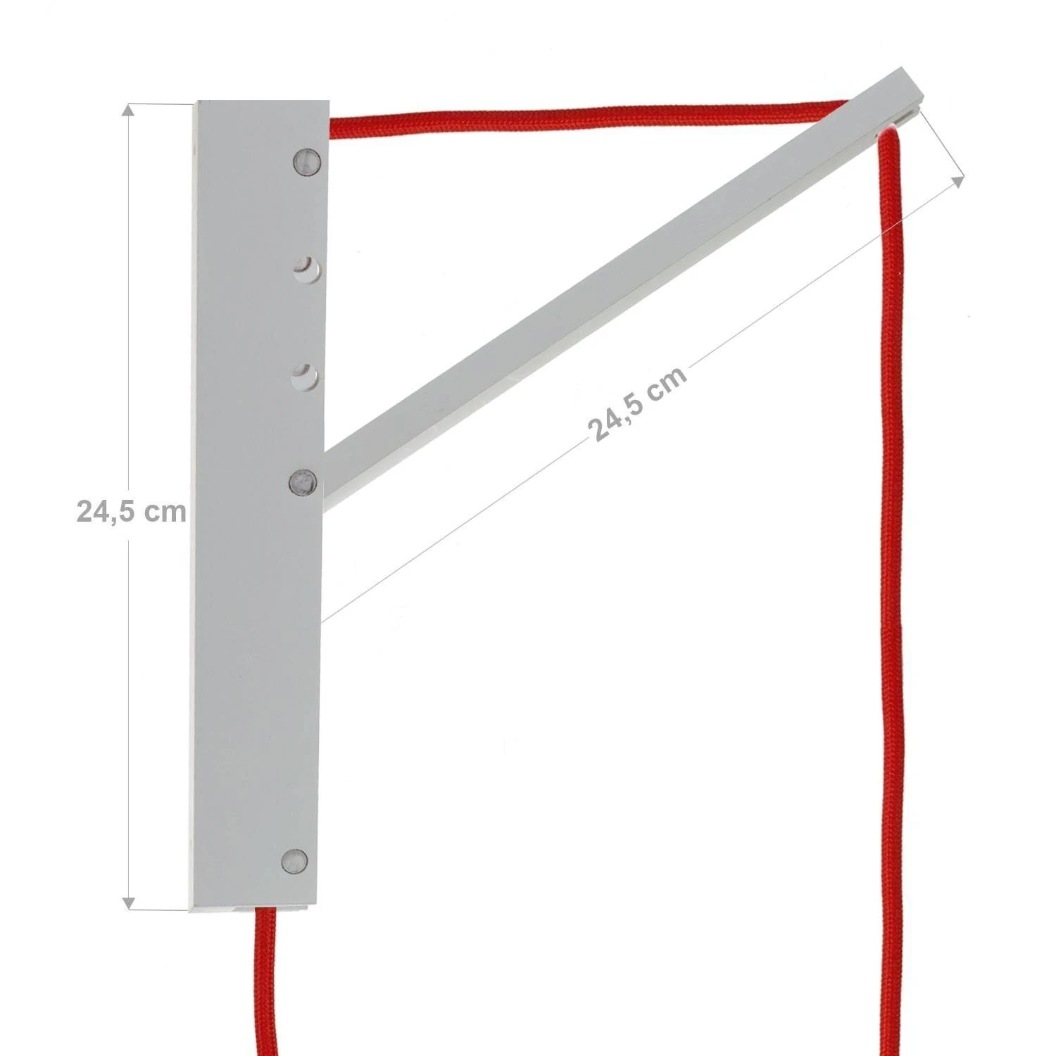 Pinocchio, soporte de pared orientable para lámparas
