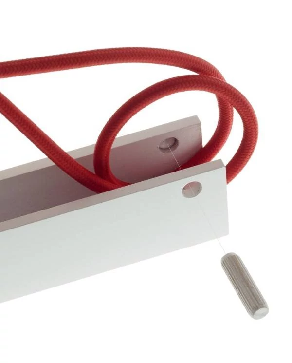 Pinocchio, soporte de pared orientable para lámparas