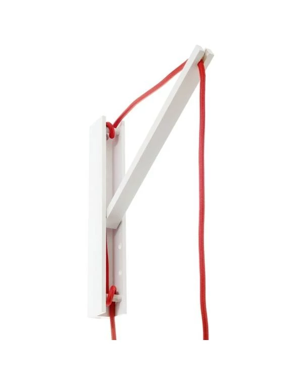 Pinocchio, soporte de pared orientable para lámparas