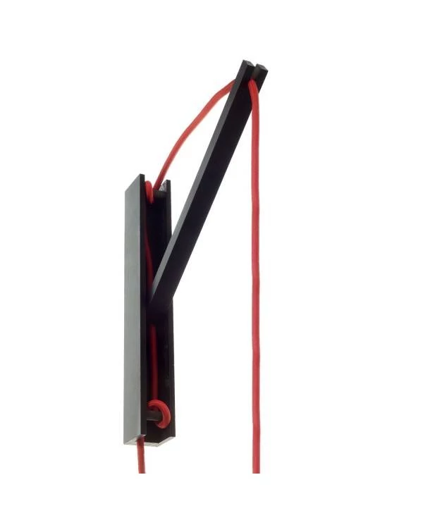 Pinocchio, soporte de pared orientable para lámparas