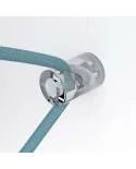Descentralizador, gancho en 'V' de techo o pared para cable eléctrico textil