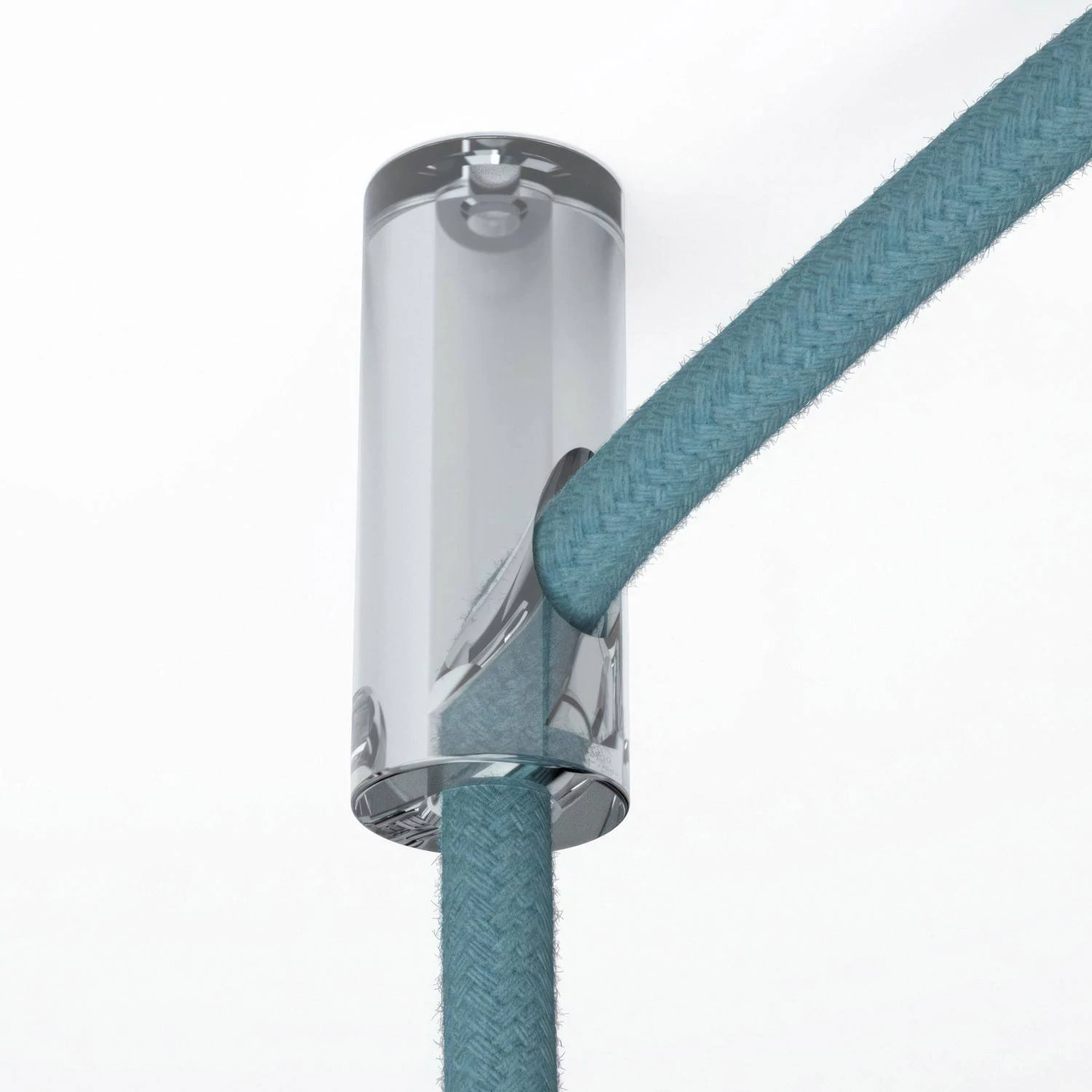 Descentralizador, gancho de techo para cable eléctrico con tope