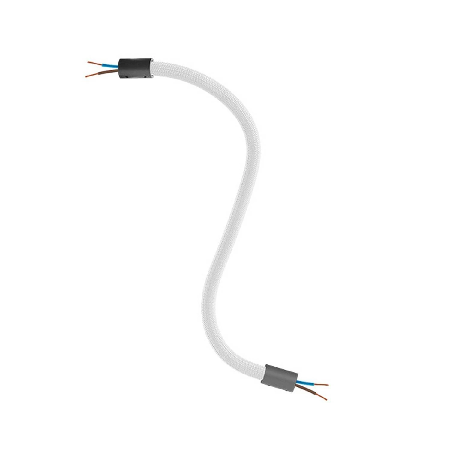 Manguera FLEX recubierta de tela RM02 Plata