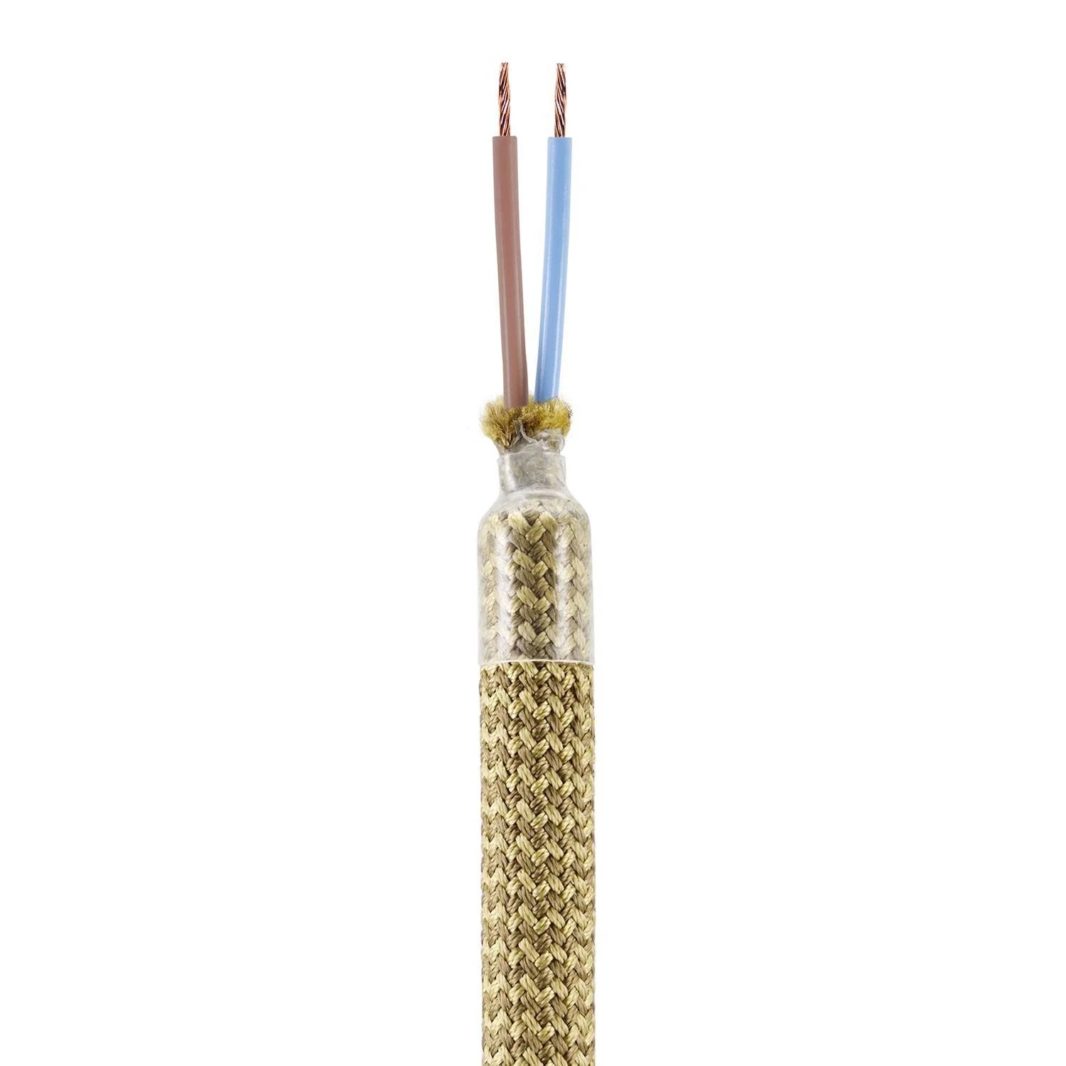 Manguera cubierta de tela FLEX RM73 Bronce