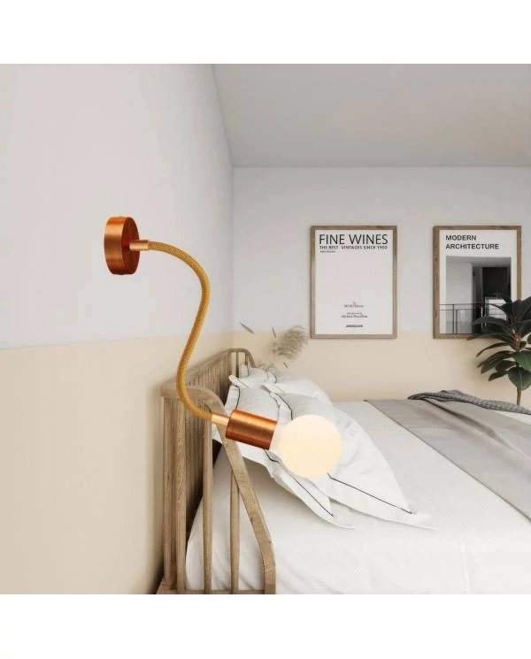 Manguera cubierta de tela FLEX RM73 Bronce