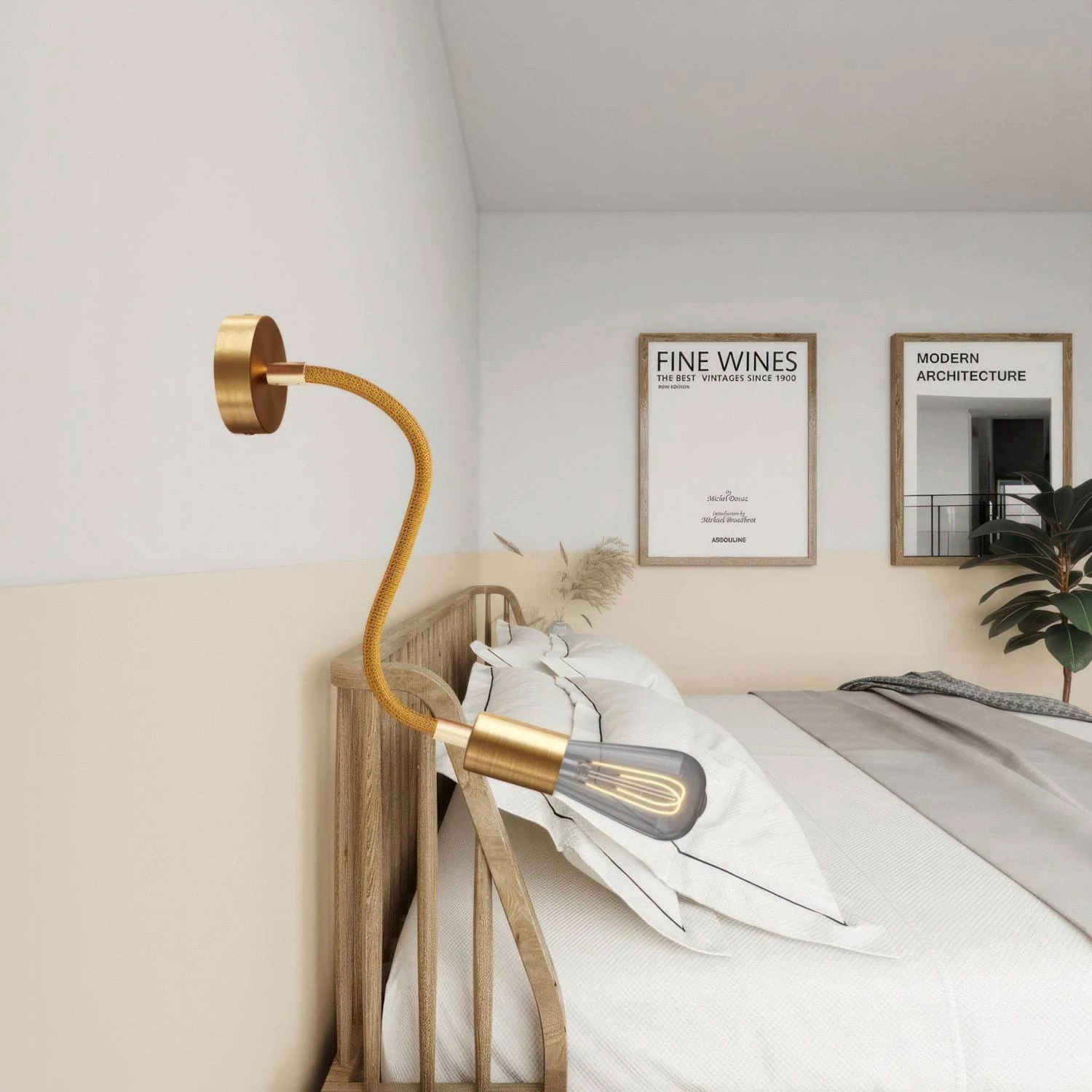 Manguera cubierta de tela FLEX RM73 Bronce