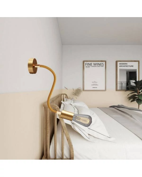 Manguera cubierta de tela FLEX RM73 Bronce