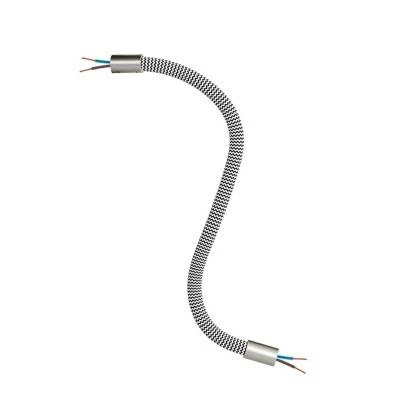 Manguera recubierta de tejido FLEX RZ04 Negro Blanco