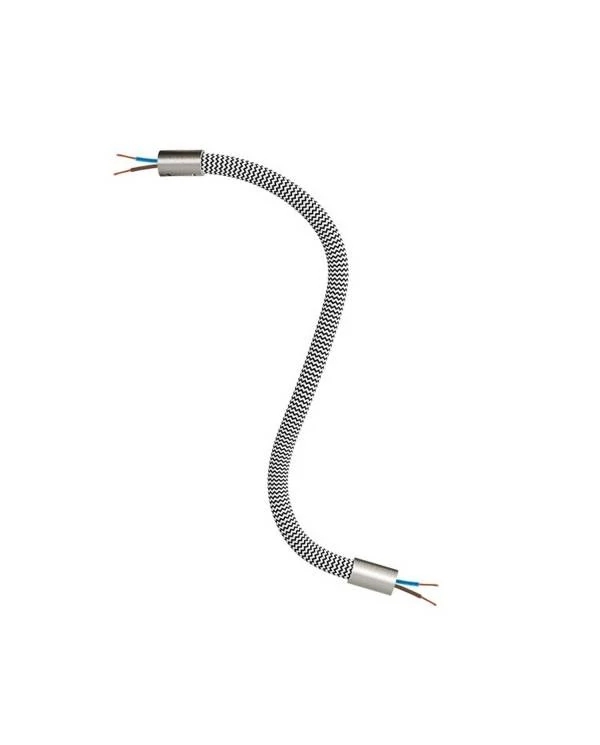Manguera recubierta de tejido FLEX RZ04 Negro Blanco
