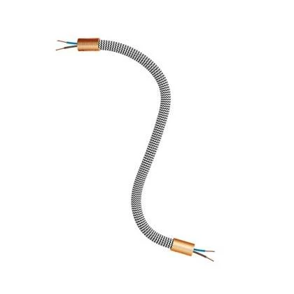 Manguera recubierta de tejido FLEX RZ04 Negro Blanco