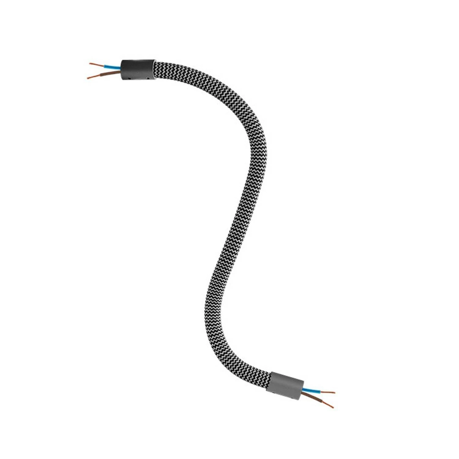Manguera cubierta de tela FLEX RZ30 Hierro Negro
