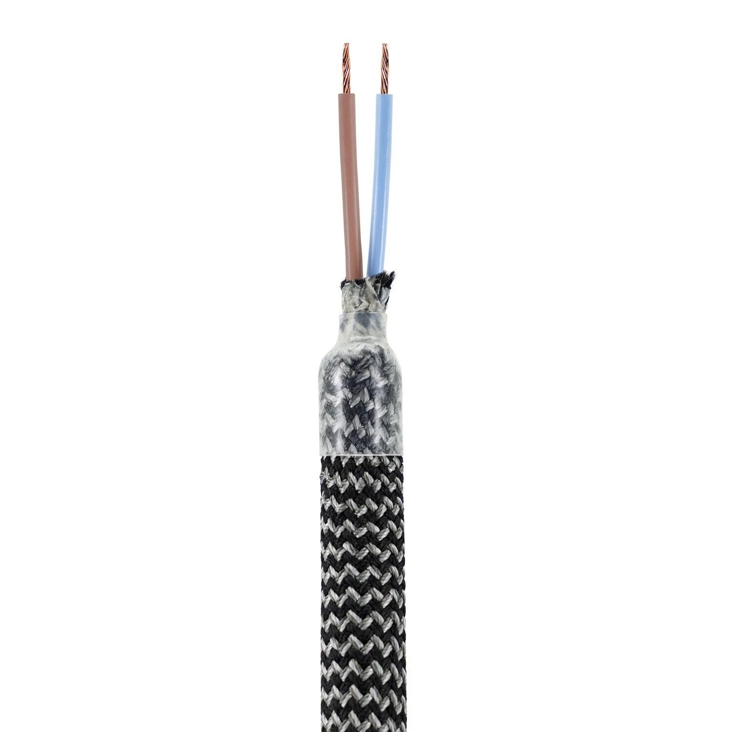 Manguera cubierta de tela FLEX RZ30 Hierro Negro