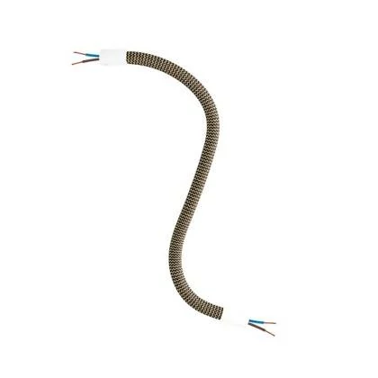 Manguera cubierta de tela FLEX RZ24 Negra y Dorada