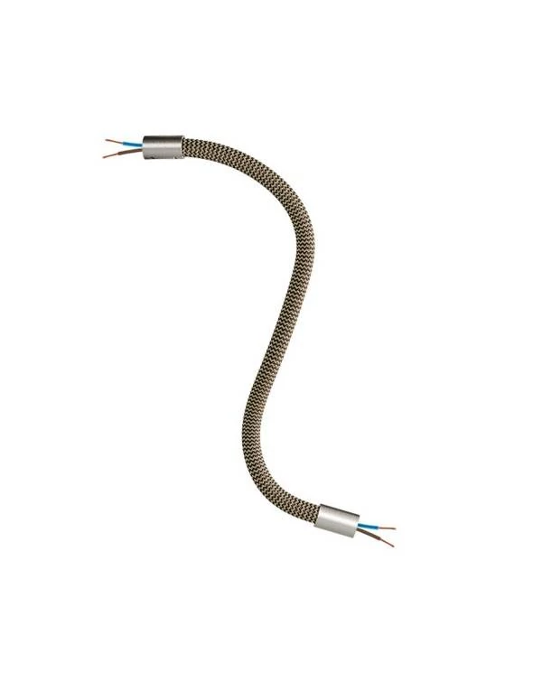Manguera cubierta de tela FLEX RZ24 Negra y Dorada