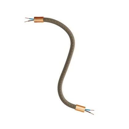 Manguera cubierta de tela FLEX RZ24 Negra y Dorada