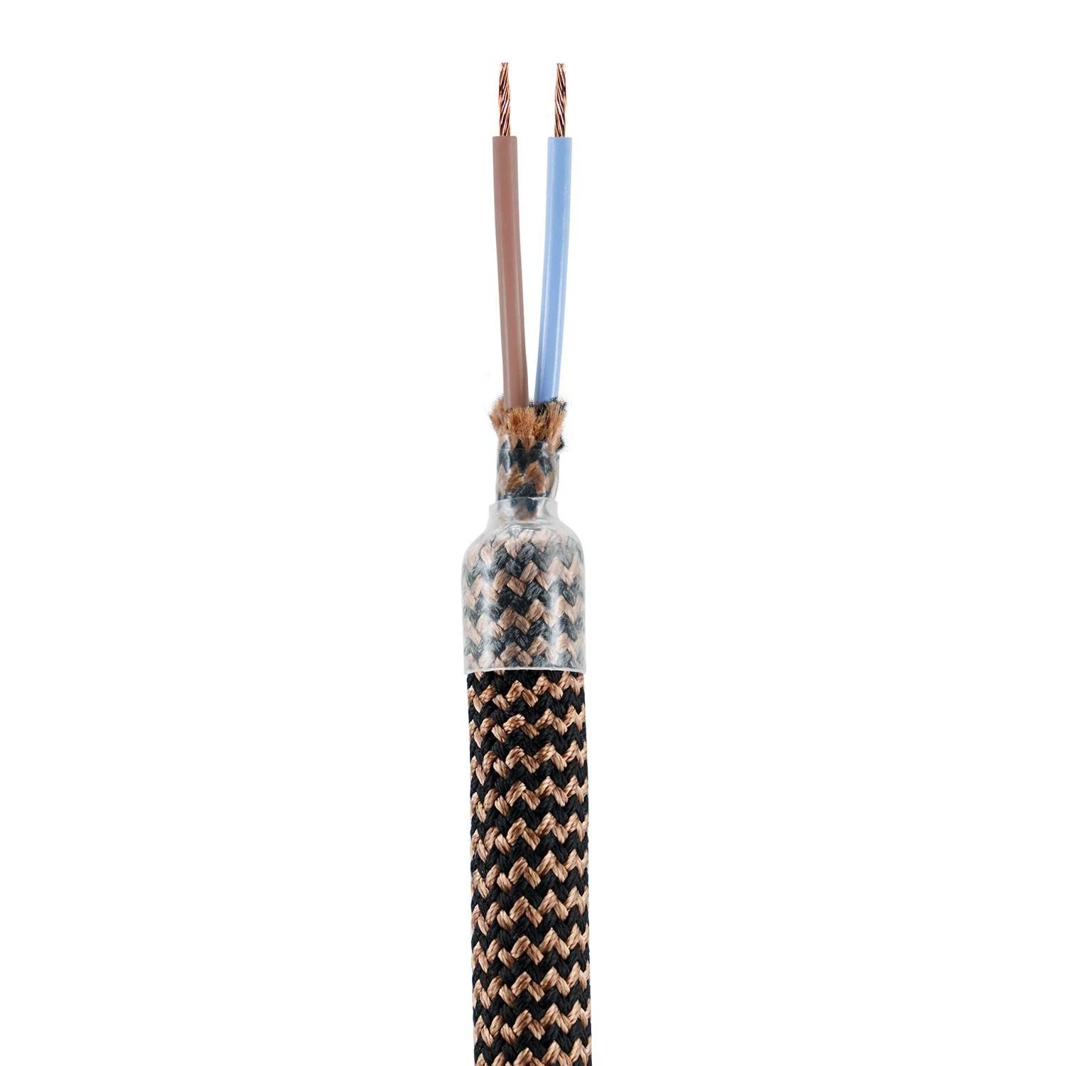 Manguera cubierta de tela FLEX RZ22 Black Whiskey