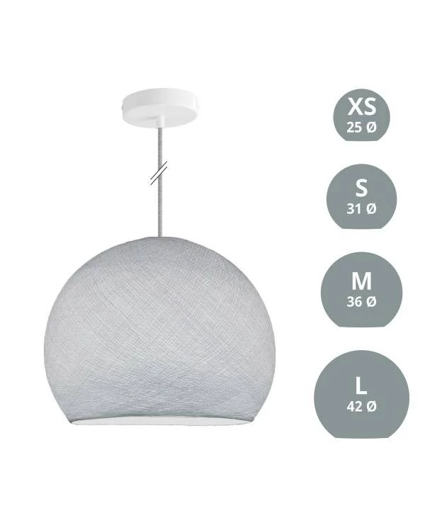 Lámpara colgante  Cupola con Pantalla hecha a mano
