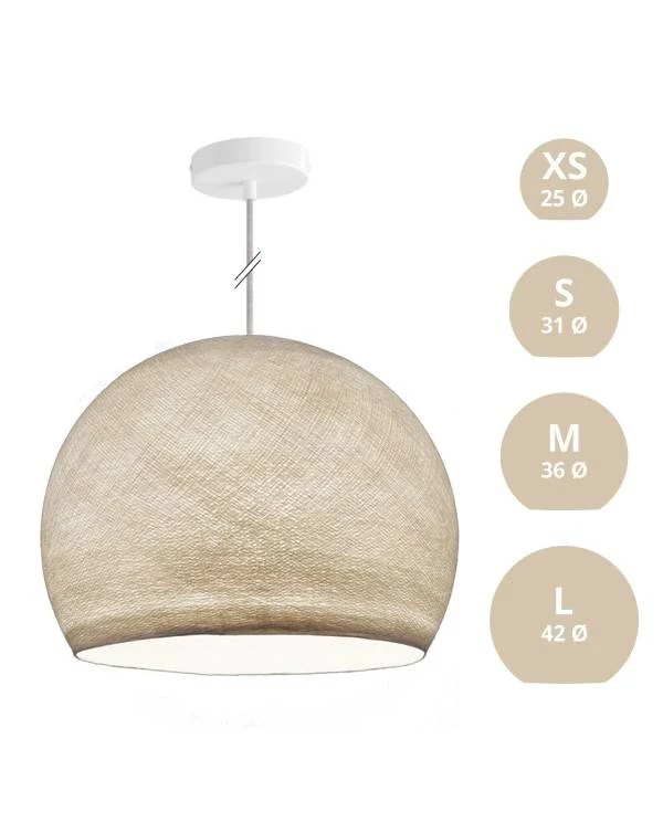 Lámpara colgante  Cupola con Pantalla hecha a mano